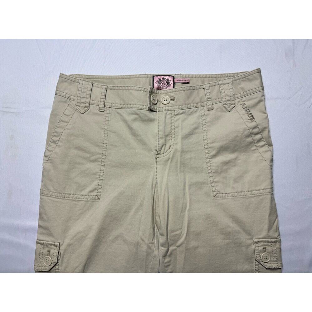 Juicy Couture Women’s Khaki Slim Fit Cargo Pants - Size 4 (32x32) - Picture 4 of 7